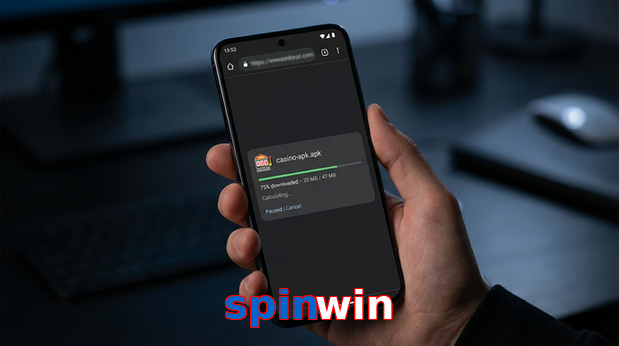 Main screen of Spinwin apk page for PK players