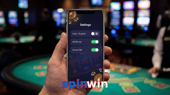 Game list for Spinwin app section