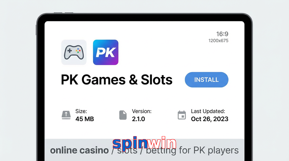 Game list for Spinwin gameapk section